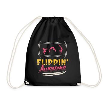 Contorsion Flippin' Awesome Backflip Contorsionniste - Sac de sport léger - noir - Devant