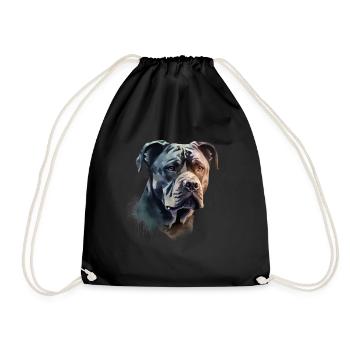 Cane Corso für einen Cane Corso Besitzer - Turnbeutel - Schwarz - Vorne