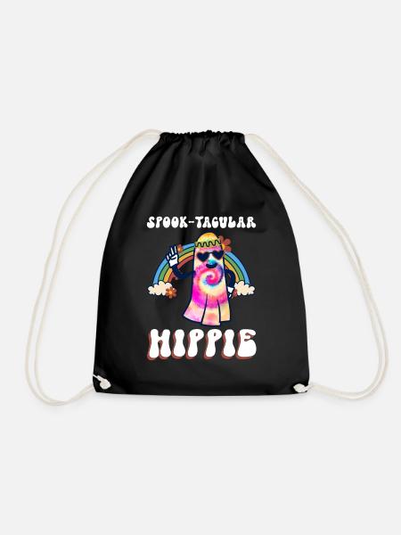 Spook-Tacular Hippie - Hippie-Halloween - Sac de sport léger - noir