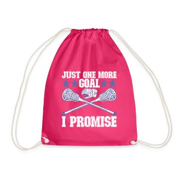 Lacrosse - Drawstring Bag - fuchsia - Front