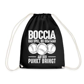 Bocciaspieler Boccia Spruch Legend Kugeln Boccia - Turnbeutel - Schwarz - Vorne