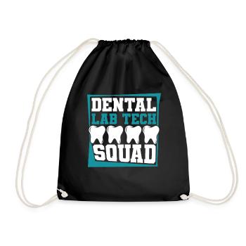 Dental Laboratory Dental Laboratory Master Dental Technician - Drawstring Bag - black - Front