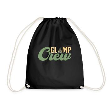 Glamping Glamper - Drawstring Bag - black - Front