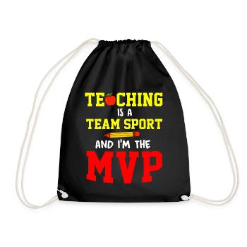 Paraprofessional Teacher Para Educator - Drawstring Bag - black - Front