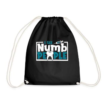Je vois des gens engourdis Laboratoire dentaire Laboratoire dentaire - Sac de sport léger - noir - Devant