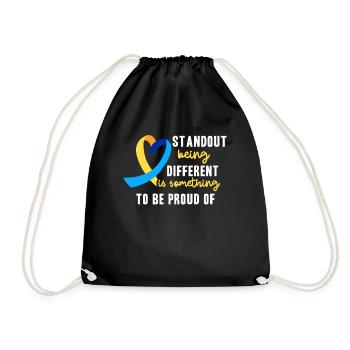 Journée mondiale du syndrome de Down : des énigmes pour - Sac de sport léger - noir - Devant