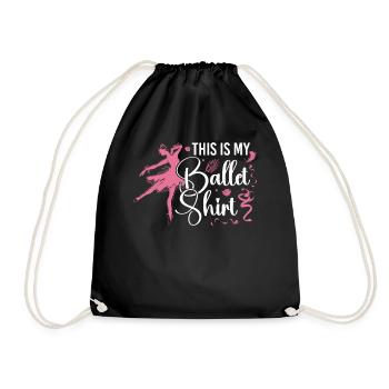 Ballet Danseuse Danse Ballerine - Sac de sport léger - noir - Devant