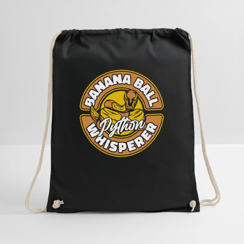 Banana Ball Python Whisperer Python Banana Ball Drawstring Bag