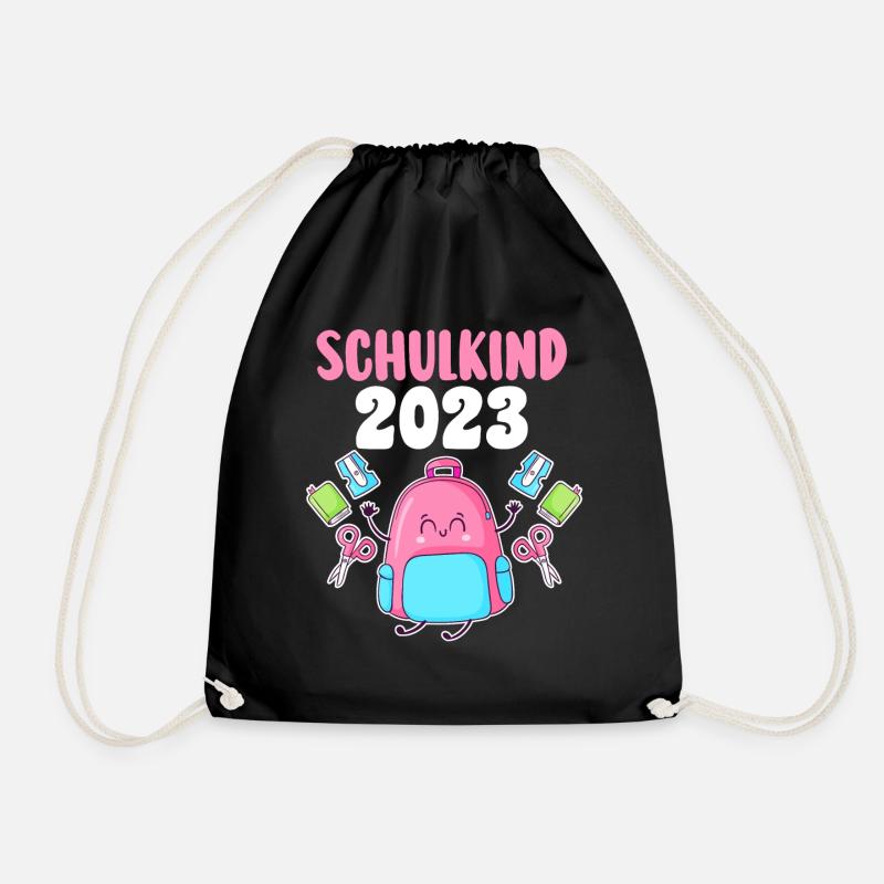 Schulkind 2023 Schulbeginn Einschulung - Turnbeutel - Schwarz