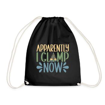 Glamping Glamper - Drawstring Bag - black - Front