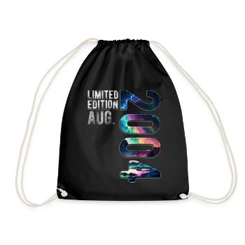 Édition Limitée 2004 Août Anniversaire Aurores boréales - Sac de sport léger - noir - Devant
