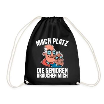 Altenpfleger Pfleger Altenpflegerin Altenpflege - Turnbeutel - Schwarz - Vorne