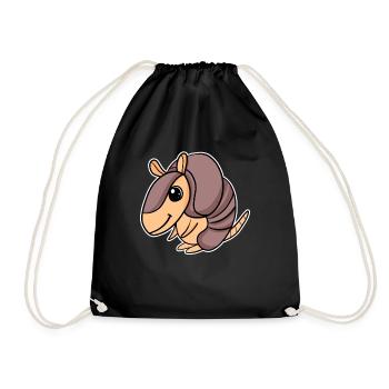 Armadillo's armadillo - Drawstring Bag - black - Front