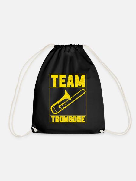 Posaune Trombone - Turnbeutel - Schwarz