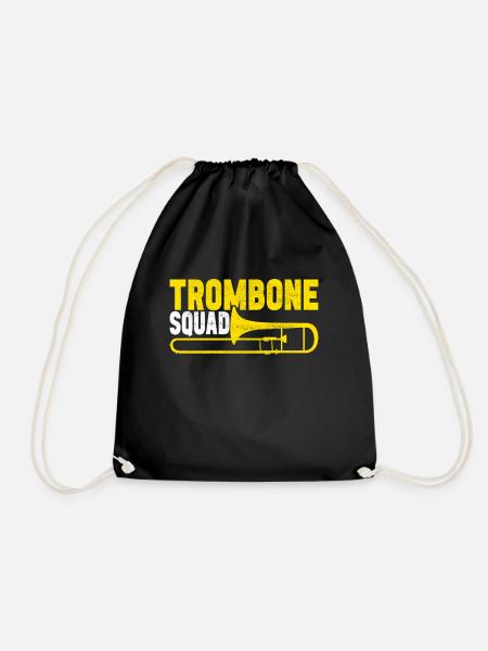 Posaune Trombone - Turnbeutel - Schwarz