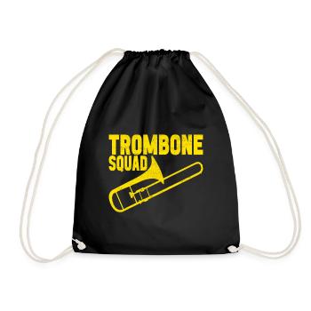 Posaune Trombone - Sac de sport léger - noir - Devant