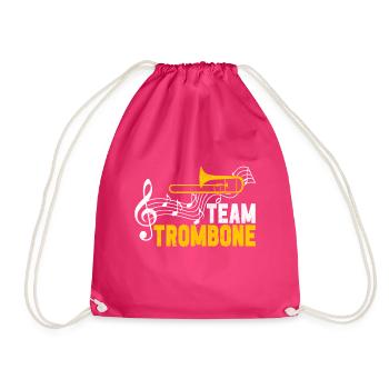 Posaune Trombone - Sac de sport léger - fuchsia - Devant