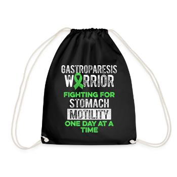 Guerrier de la sensibilisation à la gastroparésie Survivant - Sac de sport léger - noir - Devant