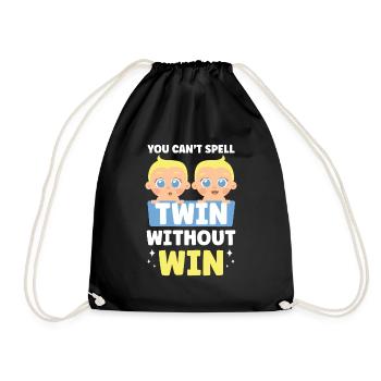 Gemini Sarcastic Humor Gemini Funny - Drawstring Bag - black - Front