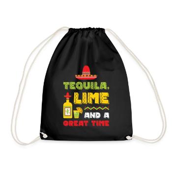 Cinco De Mayo Mexican Mexico Fiesta Drinking Party - Drawstring Bag - black - Front