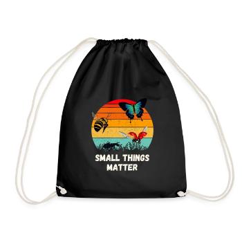Insect Saying Insect Lover Entomology - Drawstring Bag - black - Front