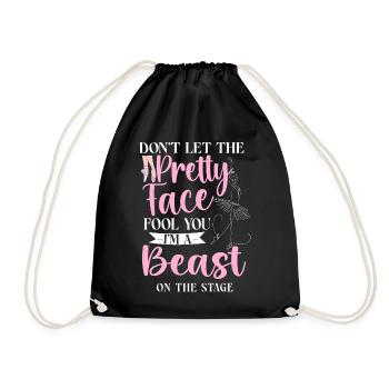 Ballet Danseuse Danse Ballerine - Sac de sport léger - noir - Devant