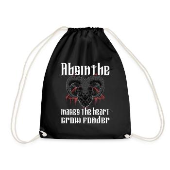 Satan Beelzebub Devil Gothic Pentagram Mystical - Drawstring Bag - black - Front