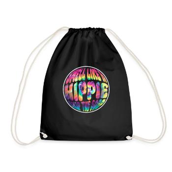 Riechen wie ein Hippie Seife - Hippie-Kostüm Tie - Turnbeutel - Schwarz - Vorne