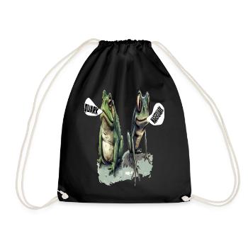 caillé têtard grenouille caillé régime alimentaire faible en gras jeu de mots quark - Sac de sport léger - noir - Devant
