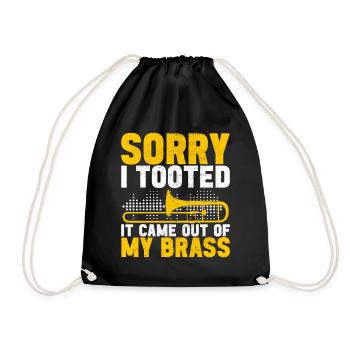 Posaune Trombone - Sac de sport léger - noir - Devant