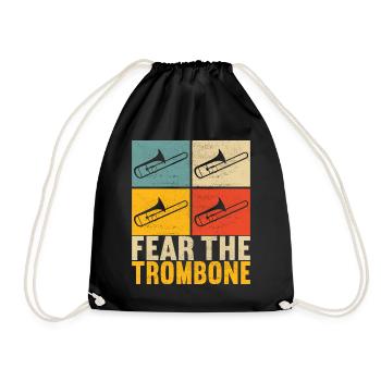 Posaune Trombone - Sac de sport léger - noir - Devant