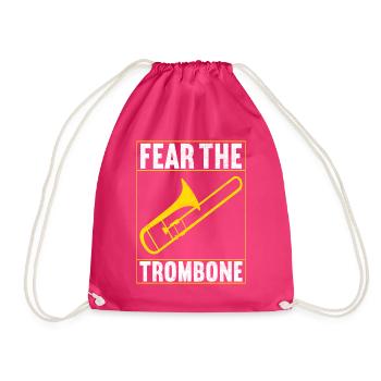 Posaune Trombone - Sac de sport léger - fuchsia - Devant