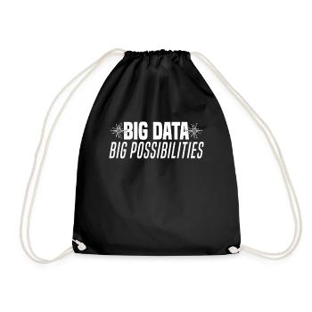 Internet Of Things IOT Programmer Admin IT - Drawstring Bag - black - Front