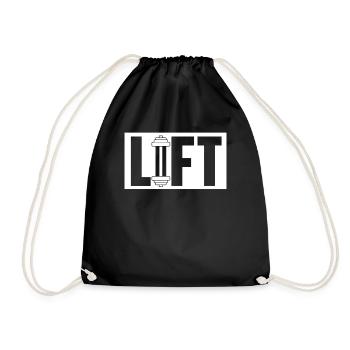 Lift Workout Weightlifter Weightlifting Gym - Sac de sport léger - noir - Devant