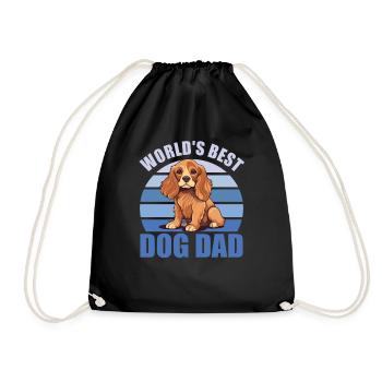 Les meilleurs chiens du monde Daddy Cute Cocker Spaniel - Sac de sport léger - noir - Devant
