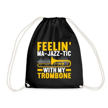 Posaune Trombone - Sac de sport léger - noir - Devant