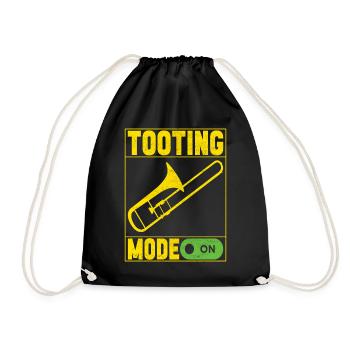 Posaune Trombone - Sac de sport léger - noir - Devant