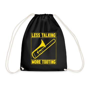 Posaune Trombone - Sac de sport léger - noir - Devant