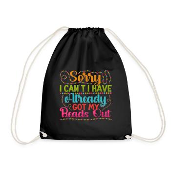 Sorry I cant I have already got my - Drawstring Bag - black - Front