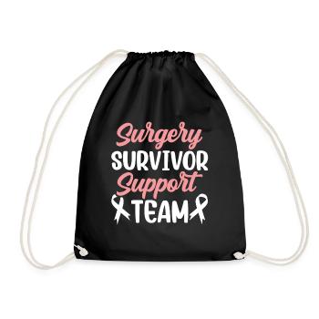 Opération Équipe de soutien aux survivants Chirurgie du cerveau - Sac de sport léger - noir - Devant
