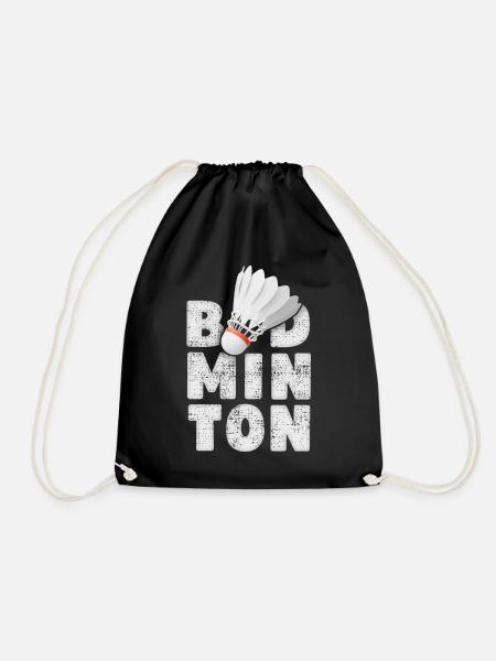badminton, badminton, jeu de badminton, dire - Sac de sport léger - noir