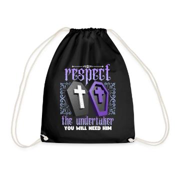 Drôle de Undertaker Dicton, Undertaker Saying - Sac de sport léger - noir - Devant