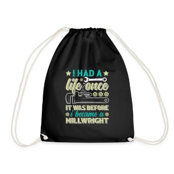 J’ai eu une vie avant de devenir - Sac de sport léger - noir - Devant
