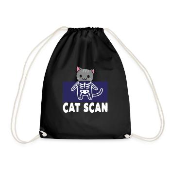Radiology Rad Tech Cat Scan Technician - Drawstring Bag - black - Front