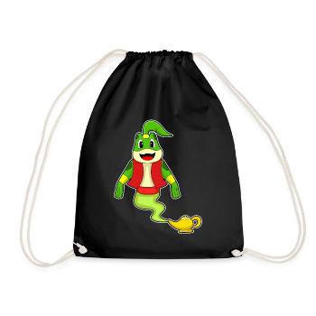 Frog Genie - Drawstring Bag - black - Front