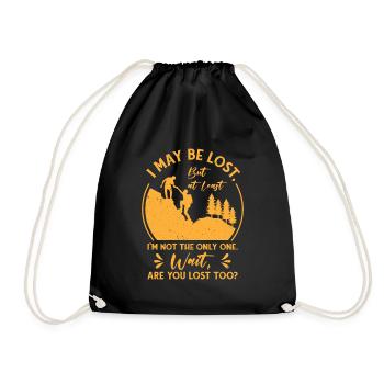 Randonnées Camping Randonneurs en montagne - Sac de sport léger - noir - Devant