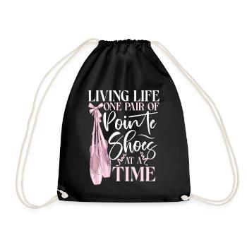 Ballet Danseuse Danse Ballerine - Sac de sport léger - noir - Devant