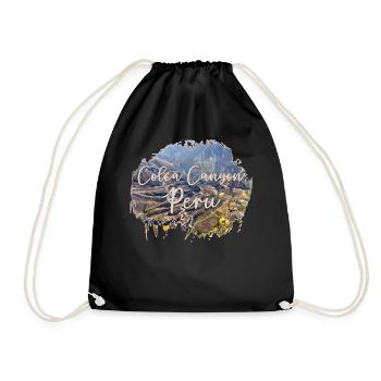 Colca Canyon Pérou Souvenir - Sac de sport léger - noir - Devant