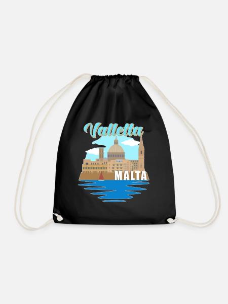 Valletta Malte Souvenir - Sac de sport léger - noir