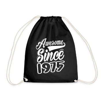 Génial depuis 1975 - Sac de sport léger - noir - Devant